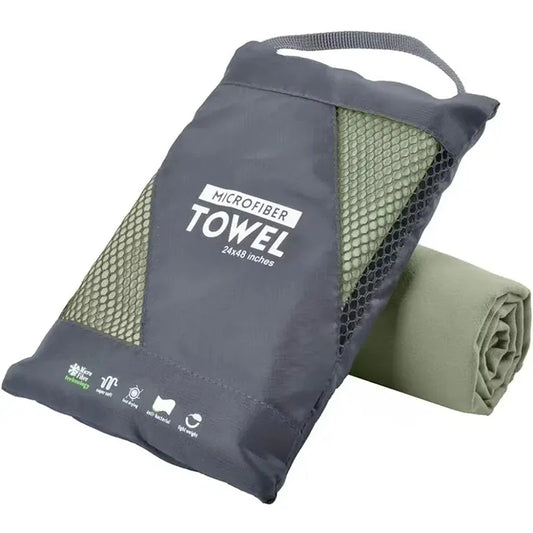 Quick-Dry Microfiber Towel – Ultra Absorbent, Compact & Sandproof Sports Towel for Gym, Beach & Travel