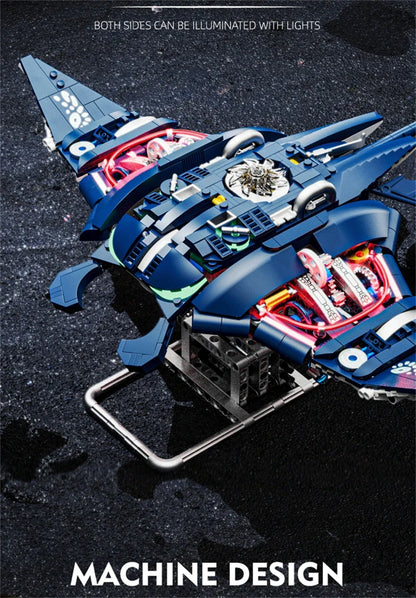 Mechanical Shark & Sea Life Building Blocks Set – Crocodile, Parrot, Mantis, Frog, Manta Ray Toy for Kids