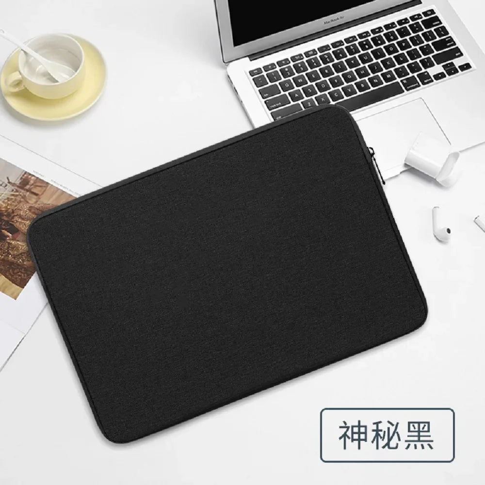 Waterproof Canvas Sleeve Bag for ZEUSLAP 16" Portable Monitor – Anti-Drop Flocking Zip Pouch Carry Case