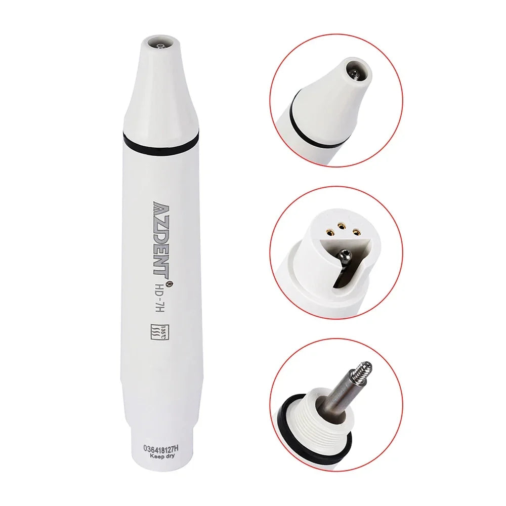 AZDENT Dental Plug-in Scaler Handpiece – Compatible with Woodpecker, EMS, SATELEC VRN Ultrasonic Scalers