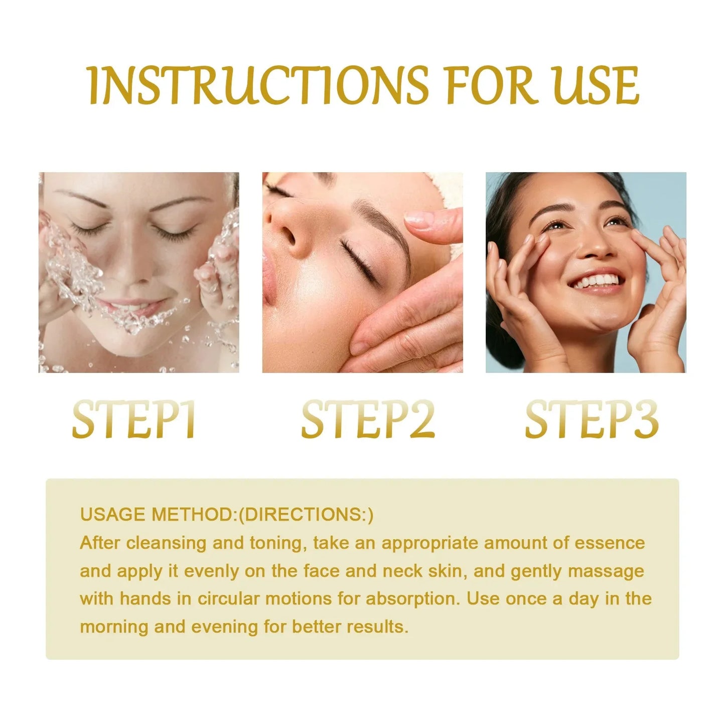Bee Venom Anti-Aging Essence — Wrinkle Repair, Moisturizing & Firming Polypeptide Hyaluronic Acid Facial Serum