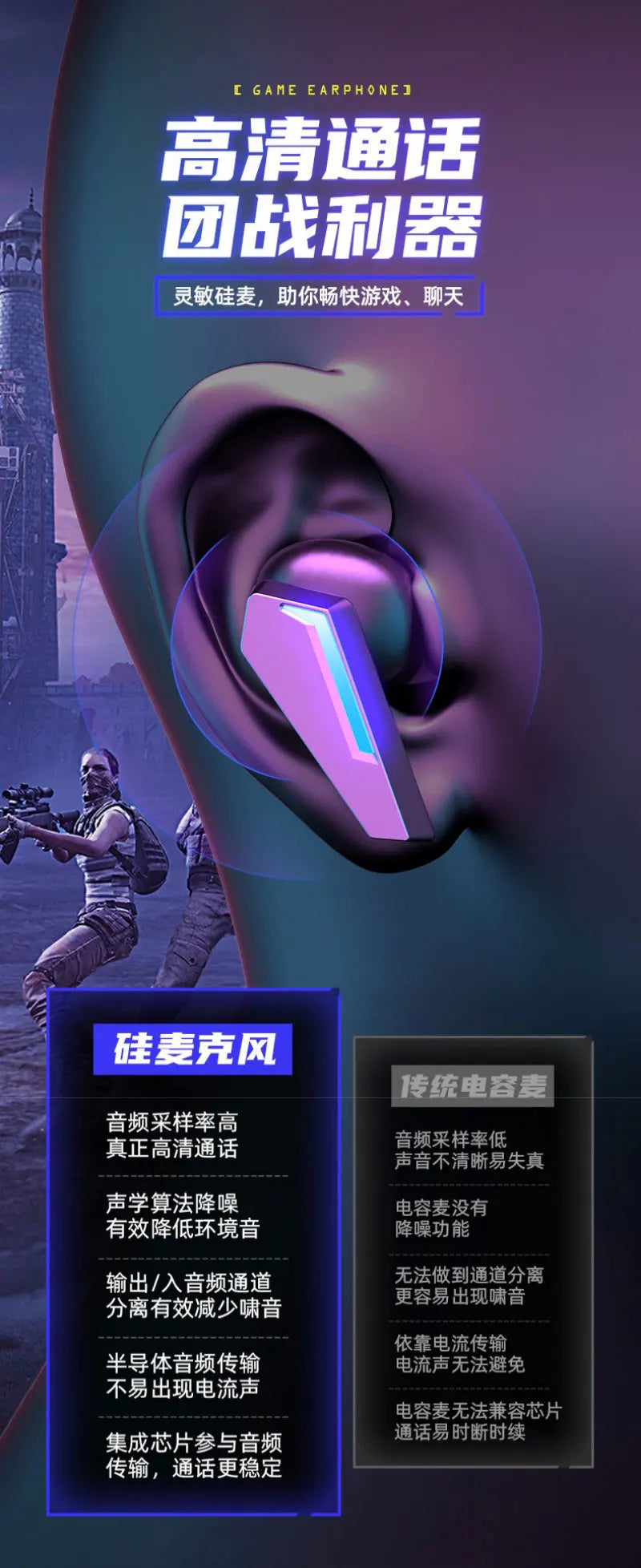 Original XIAOMI M10 Bluetooth Earphones – Wireless HiFi Gaming Earbuds with Mic, Waterproof Sports Headset