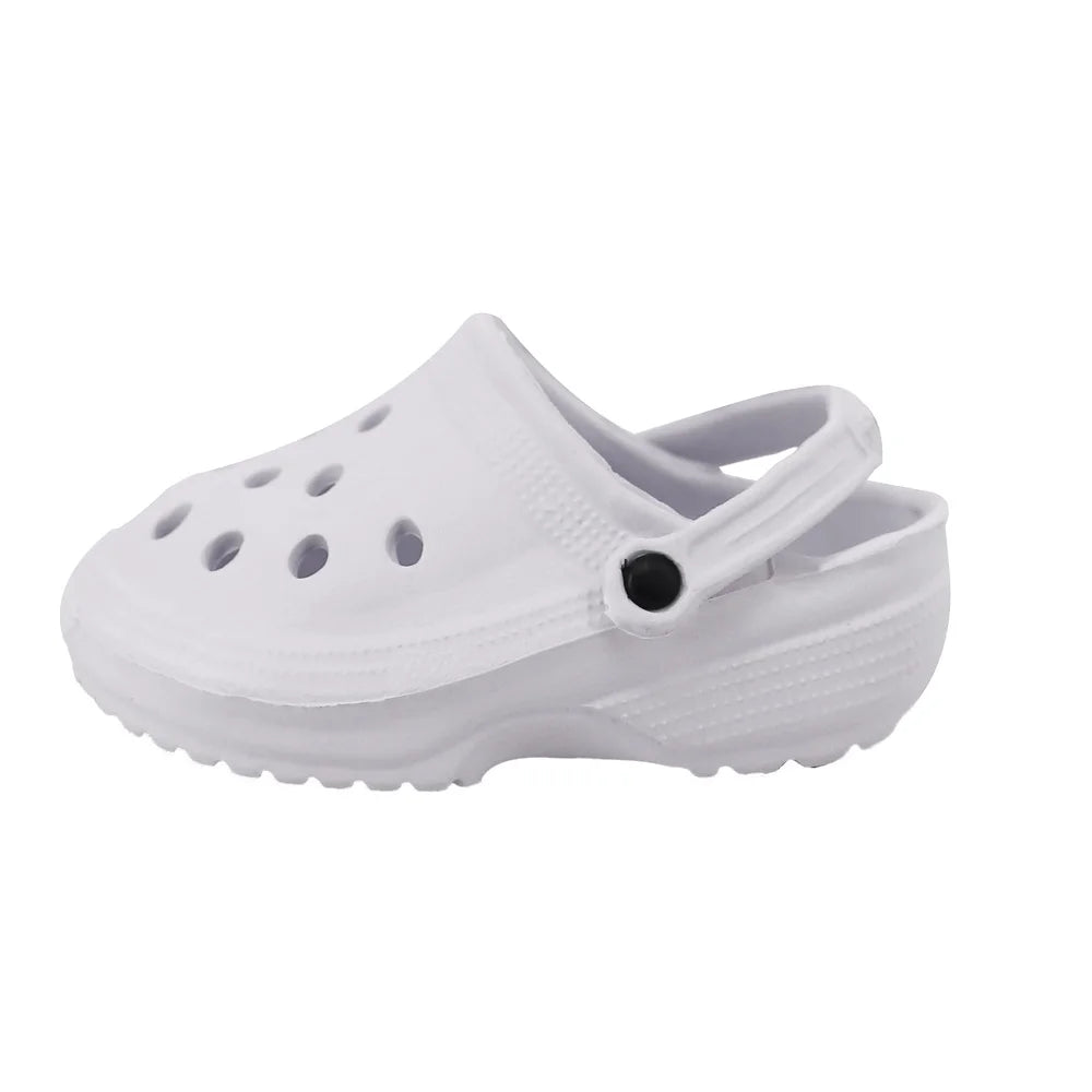 7cm Doll Sandal Shoes for 43cm Born Baby & 18-Inch American Dolls — Accessories for Doll Clothes, Girl’s Toy Gift