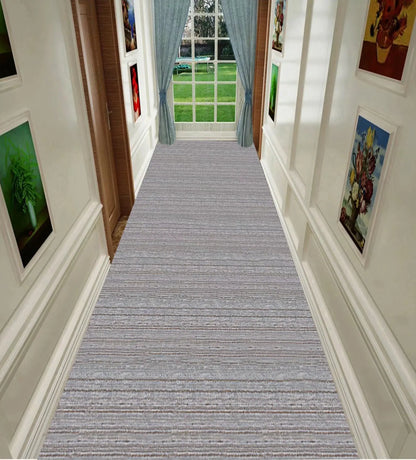 Nordic Modern Long Corridor Rug – Durable Washable Carpet Runner for Hallway, Stairway & Home