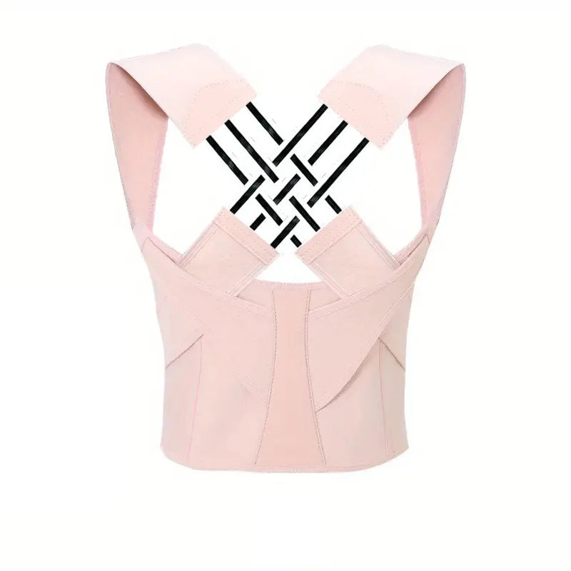 Magnetic Therapy Back Posture Corrector — Adjustable Shoulder Support for Sitting Posture | Breathable & Body Shaping Brace