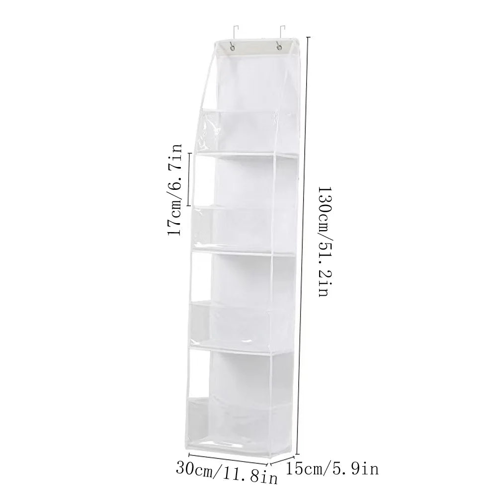 Multi-Functional Fabric Hanging Bag – Behind-the-Door Organizer with Multi-Layer Storage for Miscellaneous Items