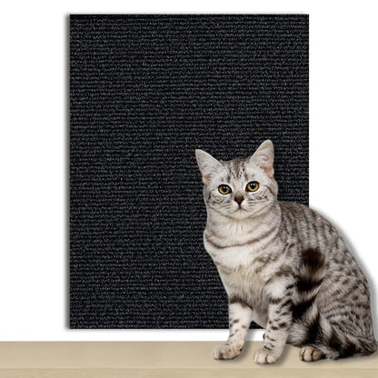 Self-Adhesive Carpet Cat Scratch Board – DIY Wall & Sofa Protection, Anti-Scratch Paws Sharpening for Cats