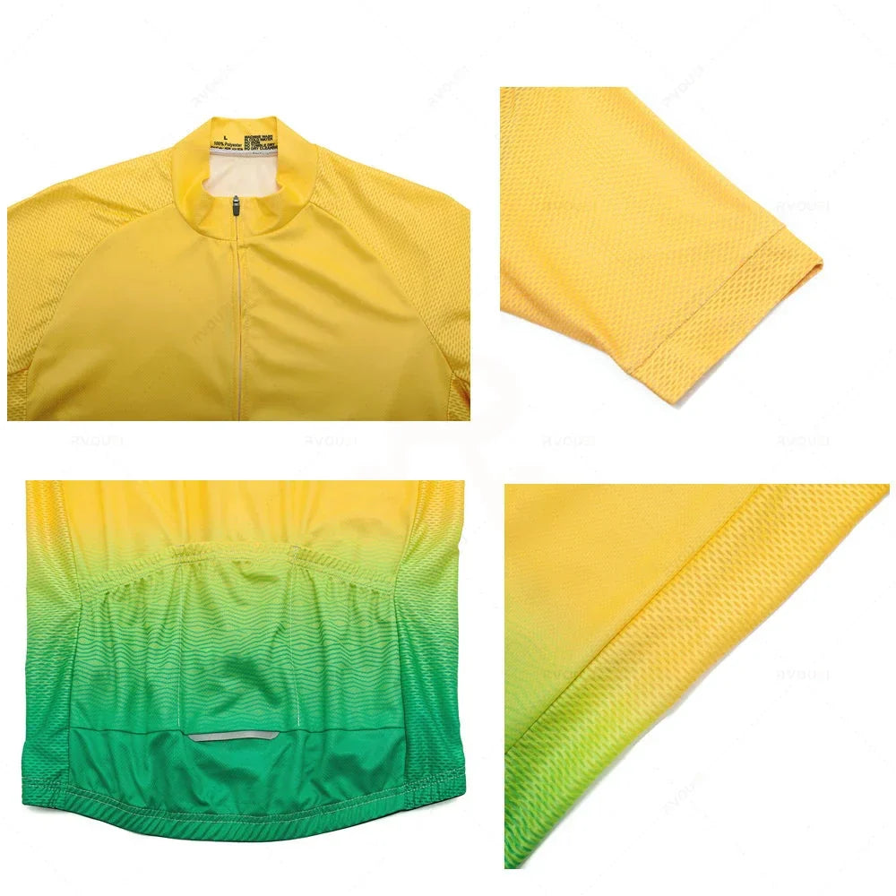 2025 RCN Team Cycling Jersey Set – Summer Breathable Road & MTB Bike Riding Uniform, Sports Cycling Kit