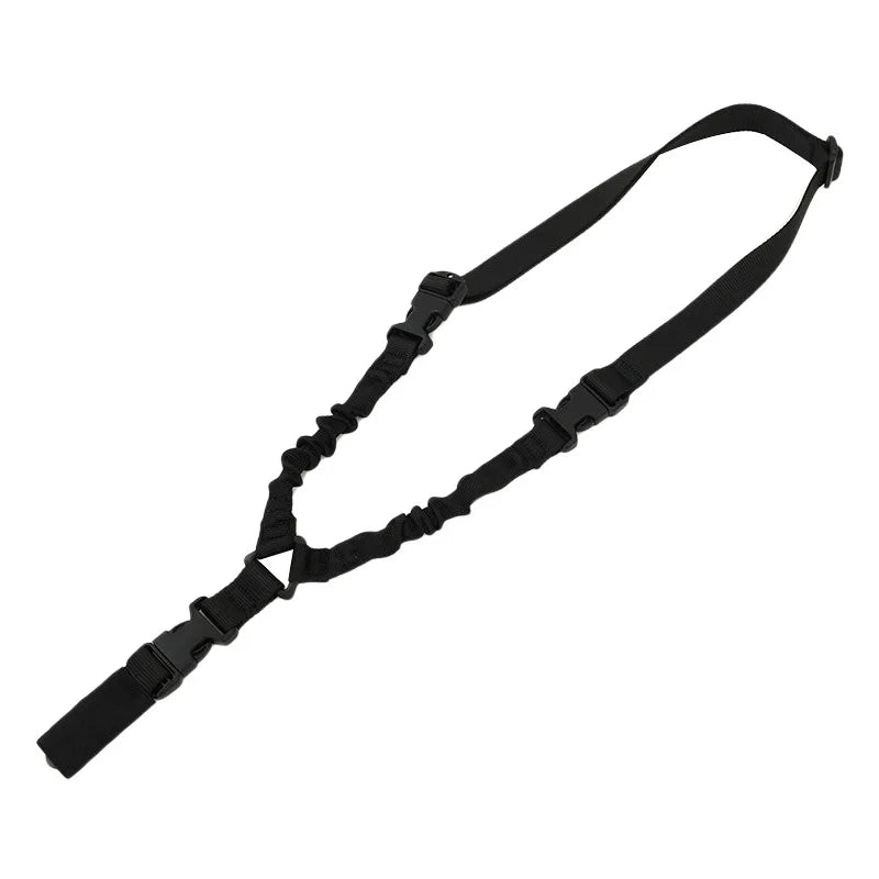 Tactical Single Point Gun Sling: Shot Gun Belt Hunting Accessories with Metal Buckle - Shoulder Strap Rifle Rope Belt