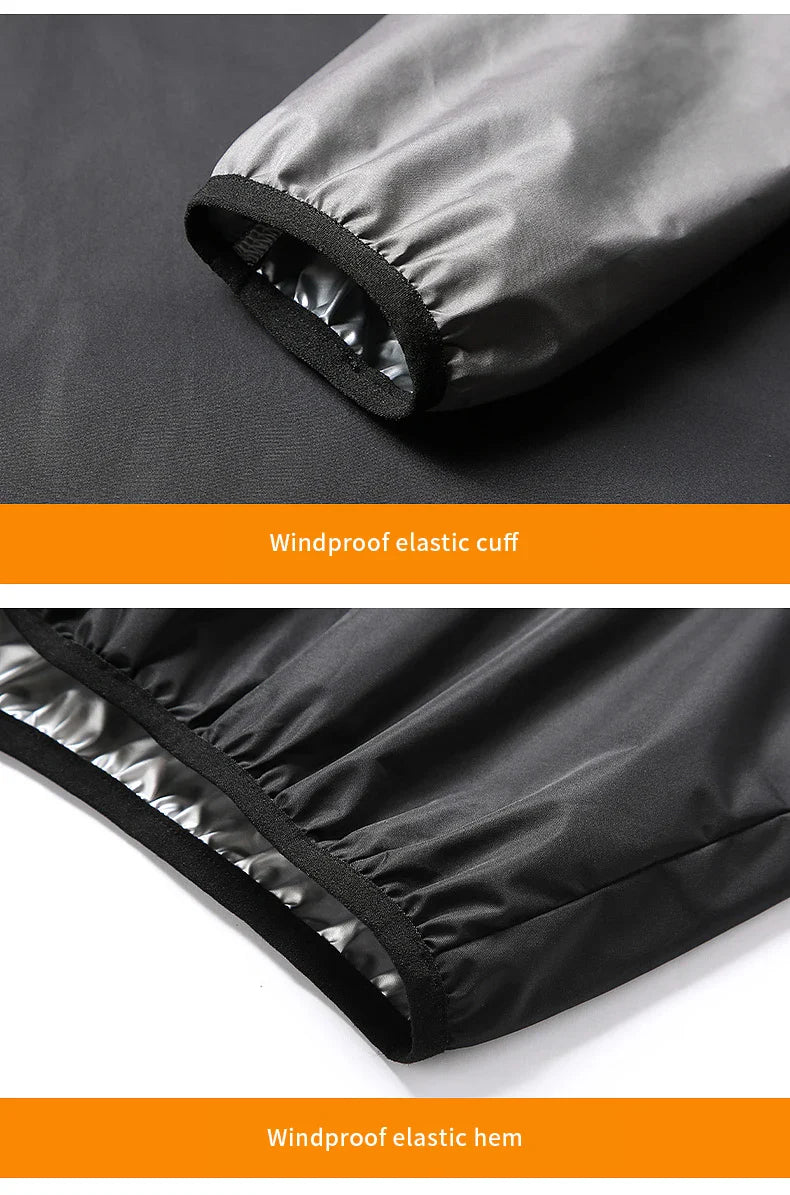 Unisex Sauna Suit Gym Set – Full Body Sweating Sportswear for Men & Women, Boxing, Running, Fitness & Weight Loss Tracksuit