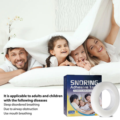 Mouth Tape Adhesive – Hypoallergenic Sleep Aid for Nose Breathing, Gentle Physical Sleep Mouth Tape 9M
