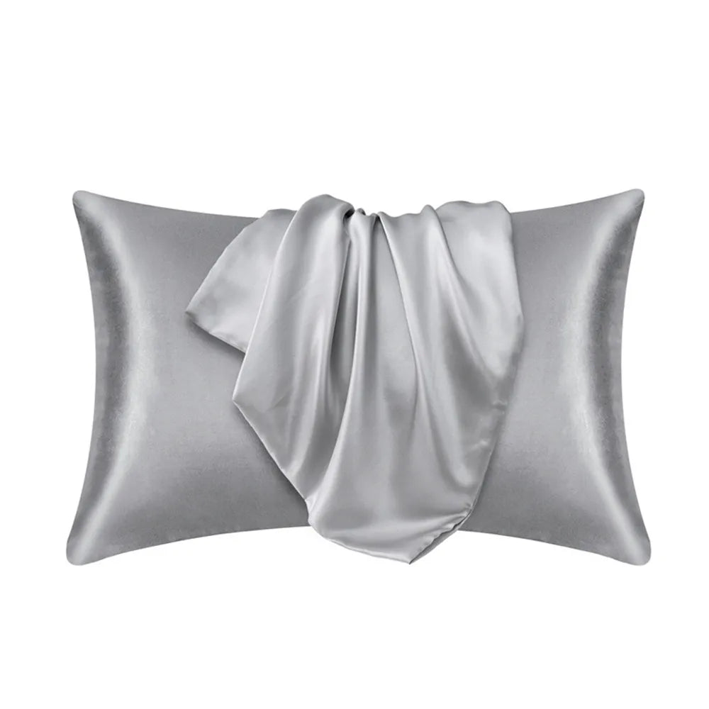 JuwenSilk Mulberry Silk Pillowcase – Silky Satin Natural Silk Pillowcase for Standard & Queen Size Beds