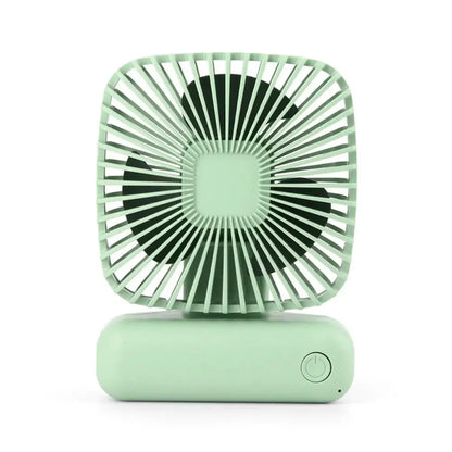 Mini Handheld USB Fan: Portable Three-Speed Cooling for Car, Home, Office, and Outdoor Use - Quiet and Simple Design