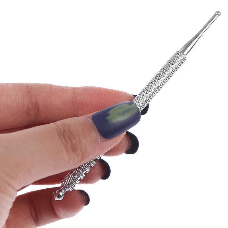 Manual Acupuncture Pen with Terahertz Energy Stone | Trigger Point Massager Stick for Face & Body Relaxation