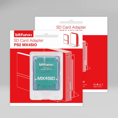 Bitfunx MX4SIO SIO2SD Adapter – MicroSD Game Card Reader for PS2 Sony PlayStation 2 Consoles