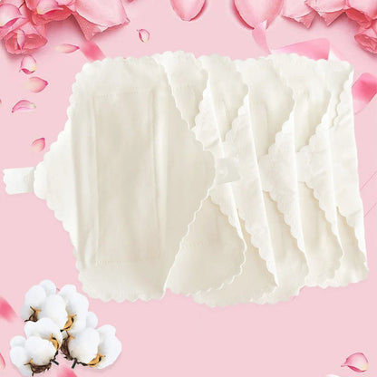 3-Piece Washable Cotton Panty Liners - Soft Reusable Feminine Hygiene Pads for Daily Comfort