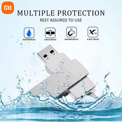 Xiaomi Mijia USB 3.2 High-Speed Waterproof Flash Drive — Up to 16TB Portable Pen Drive (2025)