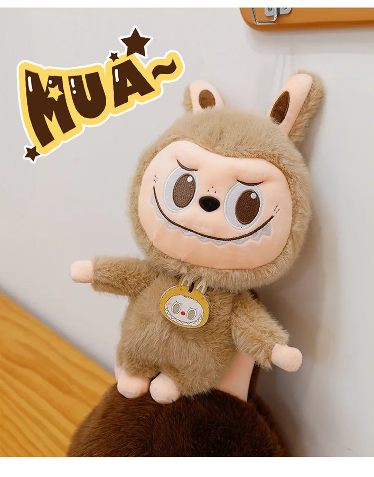60cm Labubu Cute Rabbit Ragdoll Plush Toy – Soft Mink Fur Cartoon Pillow for Kids Christmas Gift