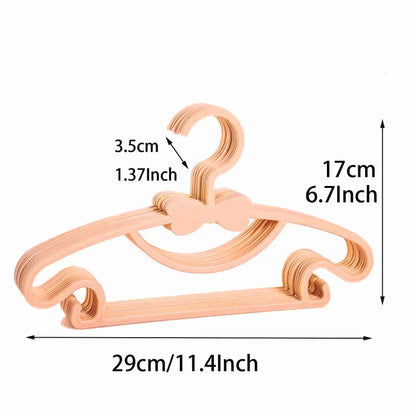 Baby Clothes Hangers – 10PCS Cute Kids Hanger Clips for Closet & Display