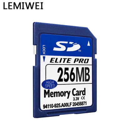 Original Lemiwei Elite Pro SD Memory Card – High-Speed UHS-I Class 10 (128MB–2GB) Durable Blue Storage Card for Testing & Desktop Use