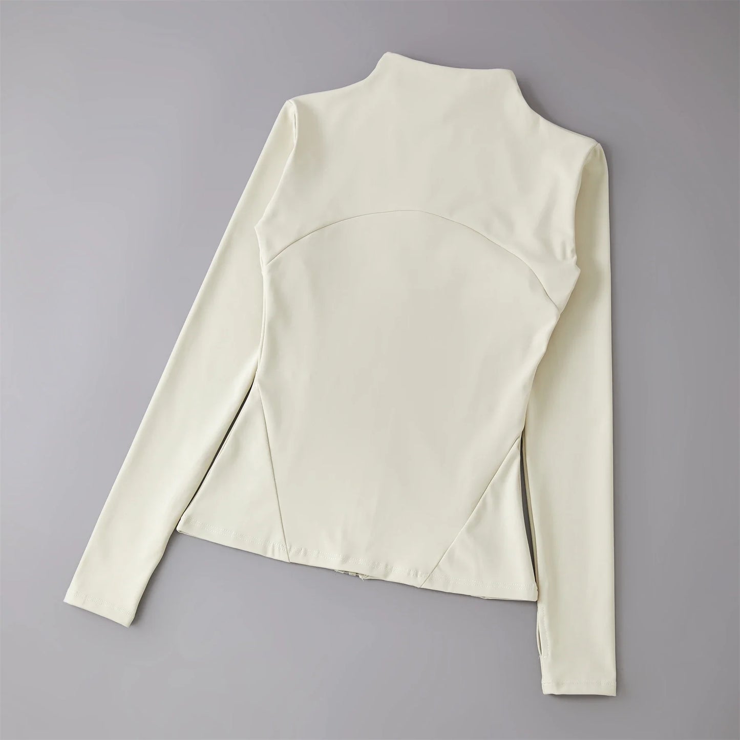 Women’s Sports Windbreaker Jacket — Long Sleeve Workout Top, Running Sweatshirt, Yoga Activewear