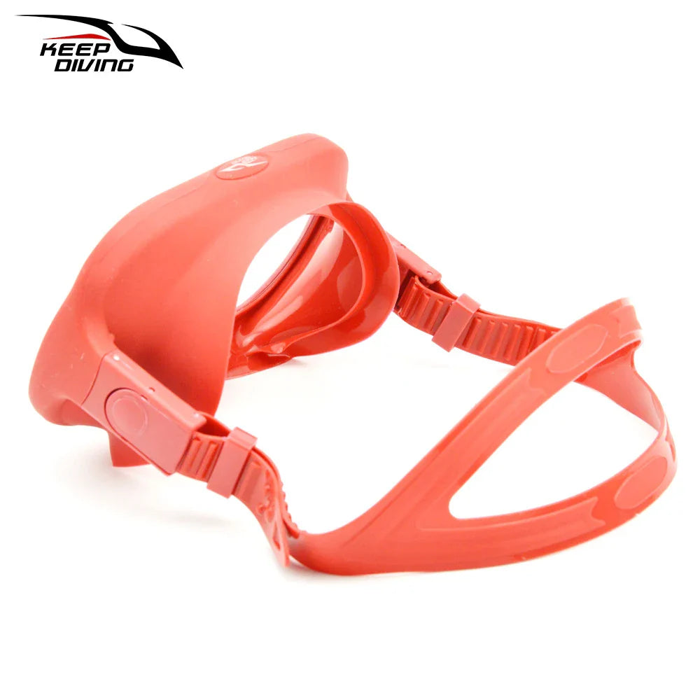 Professional Diving Mask for Scuba & Free Diving – Anti-Fog Snorkeling Goggles for Underwater Fishing Adults