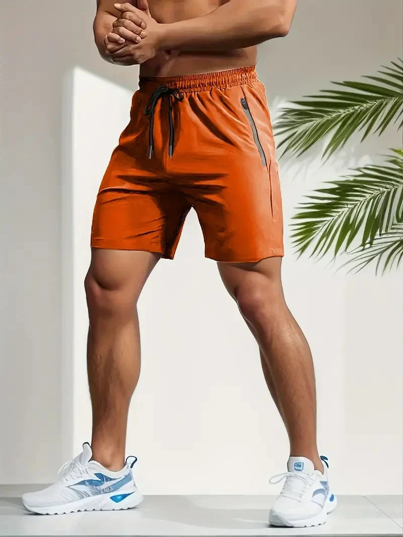 UETEEY Men’s Summer Shorts — Gym, Running & Fitness Quick-Dry Workout Pants