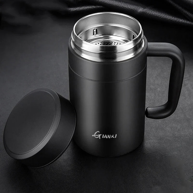 Large Capacity Stainless Steel Vacuum Flask Heat Preservation Insulated Household Cup