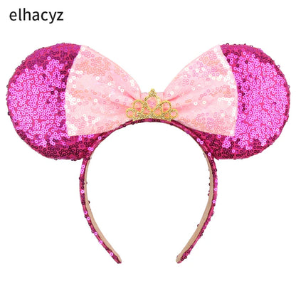 Big Classic Polka Dot Bow Minnie Mouse Ears Headband – Festival & Party Hairband for Women & Girls, Disney Trip Accessories