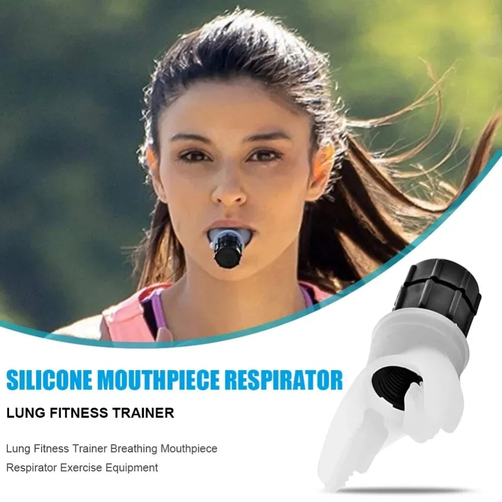 Portable Breath Fitness Exerciser: Lung Breathing Exercise Device for Endurance Workouts - Adjustable Resistances