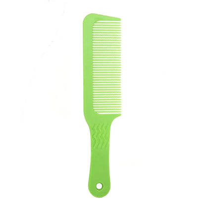 Professional Salon Hair Clipper Accessory – Flat Head Cut Comb, Anti-Static, Wide Tooth Hair Styling Brush for Men