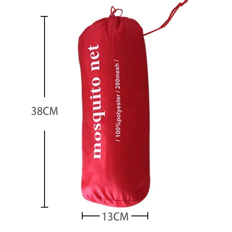 Large White Outdoor Camping Mosquito Net – Portable Insect-Proof Tent for Indoor & Bedroom Sleeping