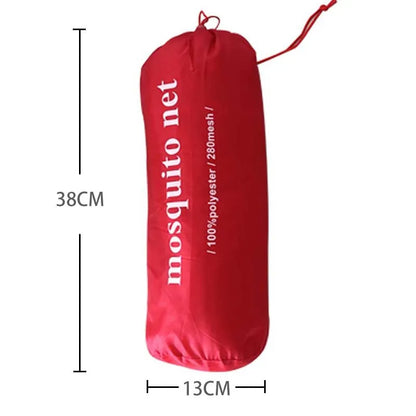 Large White Outdoor Camping Mosquito Net – Portable Insect-Proof Tent for Indoor & Bedroom Sleeping