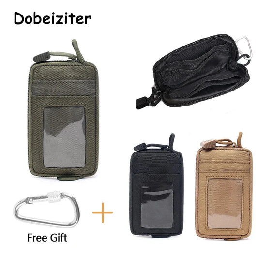 Waterproof Tactical EDC Waist Bag – Camping Travel Pouch with Key Holder, Card Slots & Coin Wallet