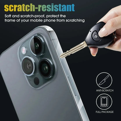 16PM Side Hydrogel Film Screen Protector | Protective Border Frame for iPhone 16, 15, 14 Pro Max, Plus, 14 ProMax, 13 Mini