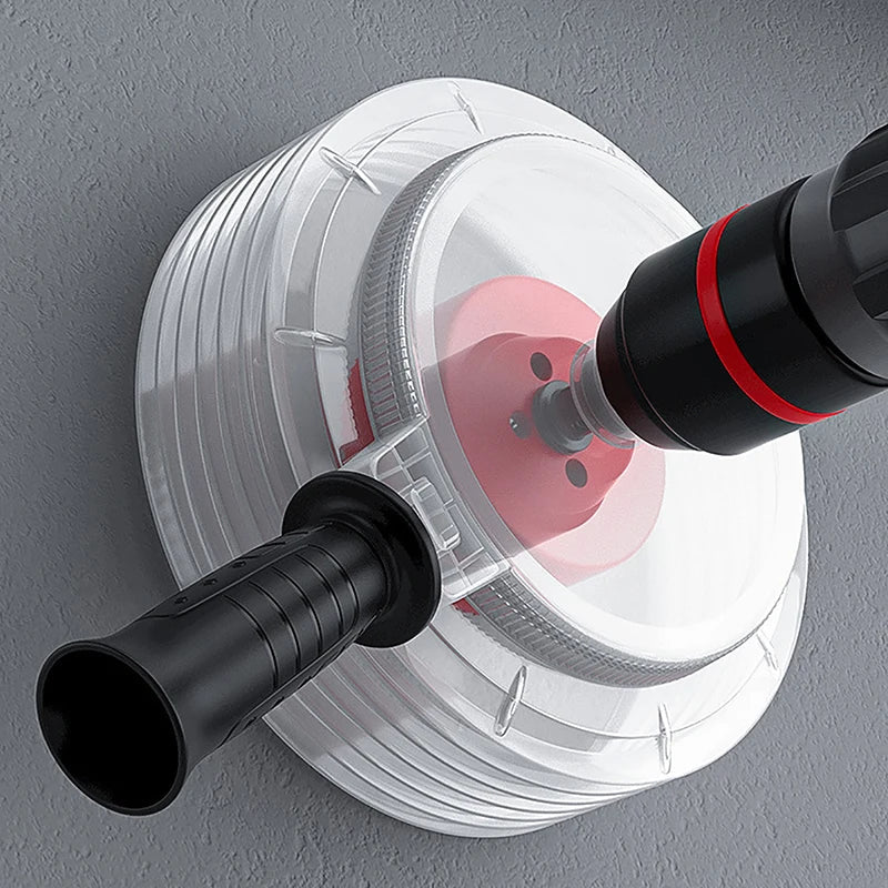 135/155mm Electric Hammer Drill Dust Collector Cover — Dustproof Hole Opener & Drill Bit Protection Hand Tool