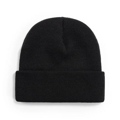 Winter Knit Beanie Hat - Warm Stretch Skull Cap for Boys Girls Adults in Black White Blue Pink & More Colors