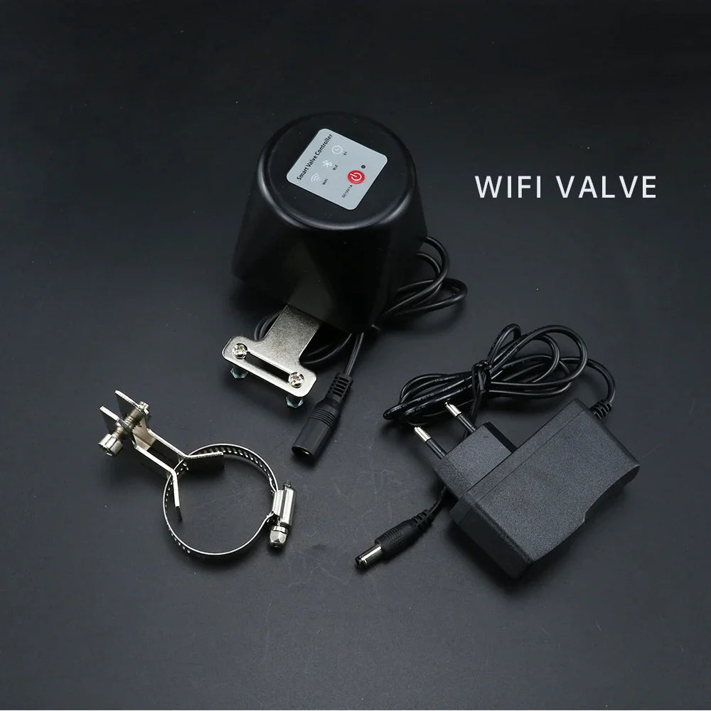 Tuya Zigbee Smart Gas & Water Valve Controller – WiFi Irrigation Timer Compatible with Alexa, Google Assistant, SmartLife