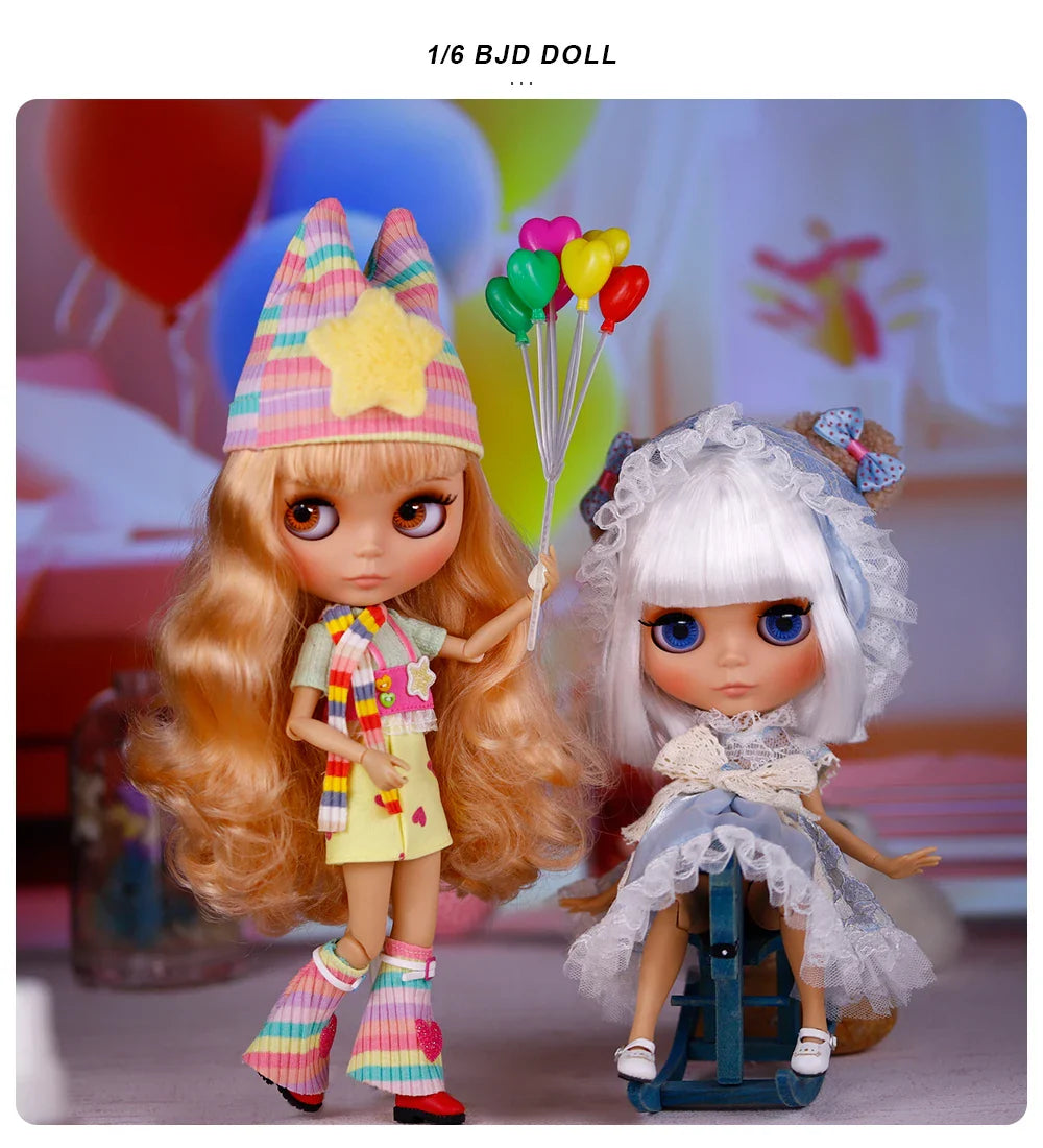 ICY DBS Blyth 1/6 Joint Doll – 30cm Tan Skin Matte Face BJD Girl Doll Toy Gift