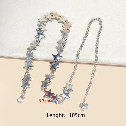 Designer Women’s Silver Waist Chain Belt – Retro Bohemian Ethnic Style for Skirts & Jeans