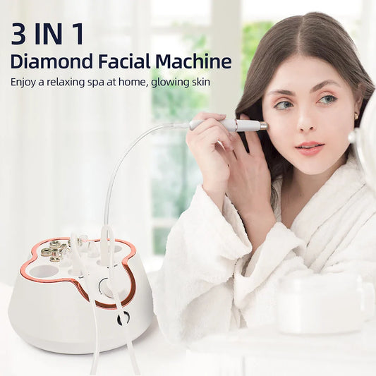 Foreverlily Diamond Facial Peeling Machine – Home Microdermabrasion & Nano Water Spray Exfoliator