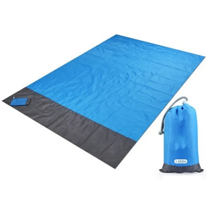 Waterproof Folding Beach Mat – Lightweight Pocket Blanket for Outdoor Picnic, Camping, and Beach