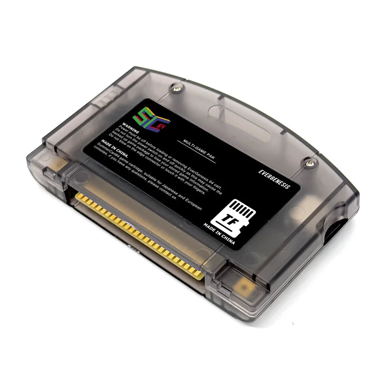 SummerCart 64 – 800 in 1 Open Source N64 Game Cartridge + Free 16GB Card | Compatible with 64DD & Nintendo 64