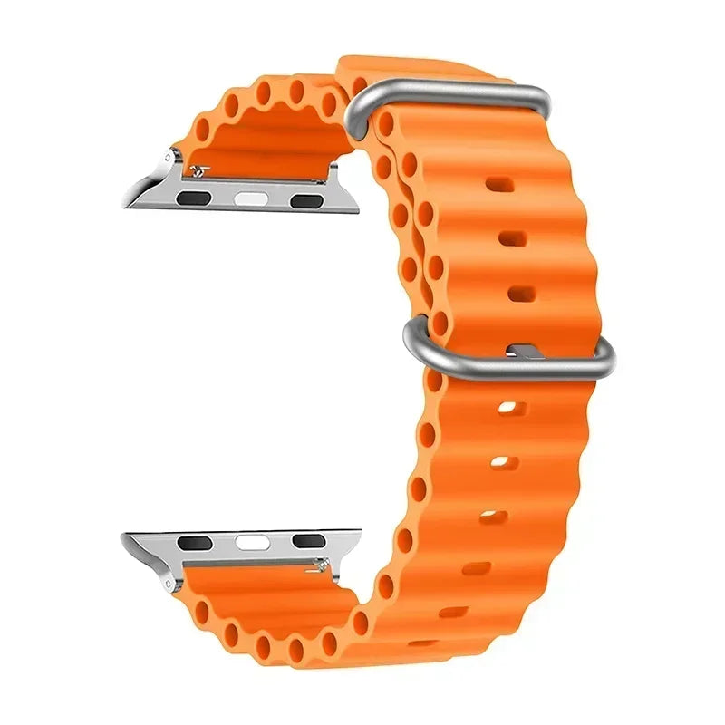 Strap for Apple Watch Ultra Band – 49mm, 44mm, 45mm, 41mm, 40mm, 38mm, 1:1 Original Ocean Belt for iWatch Series 9, 8, 7, SE Bands