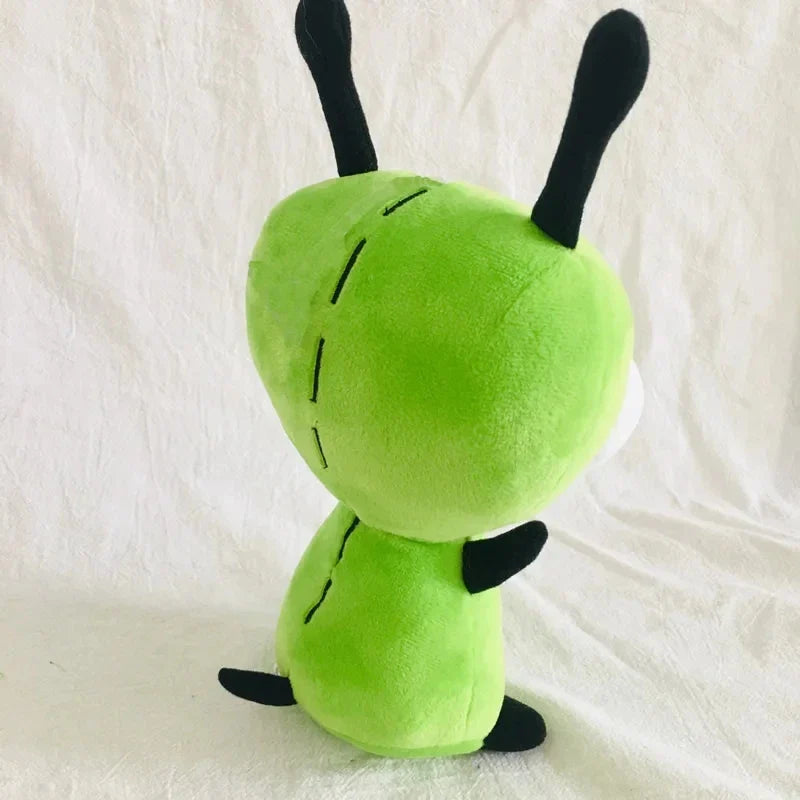 28cm Alien ET 3D Eyes Green Plush Toy – Invader ZIM GIR Dog Soft Stuffed Collectible, Christmas Gift for Children