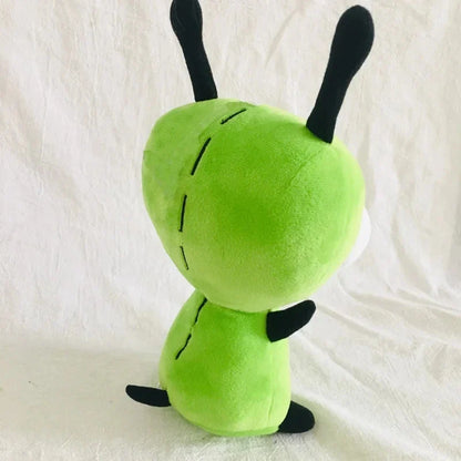 28cm Alien ET 3D Eyes Green Plush Toy – Invader ZIM GIR Dog Soft Stuffed Collectible, Christmas Gift for Children