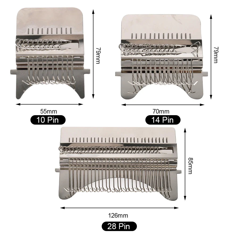 Hand Tapestry Wood Loom - Small Weaving Frame Tool for Clothes, Jeans Repair & DIY Knitting Crafts