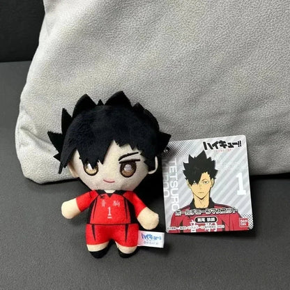 10cm Mini Haikyuu Plush Keychain – Hinata, Kageyama, Nishinoya Volleyball Stuffed Doll Toy Gift