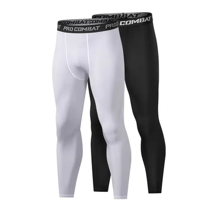 Men’s Compression Pants Cool Dry Tights – Athletic Running Baselayer Leggings for Sports, Workout & Fitness Training