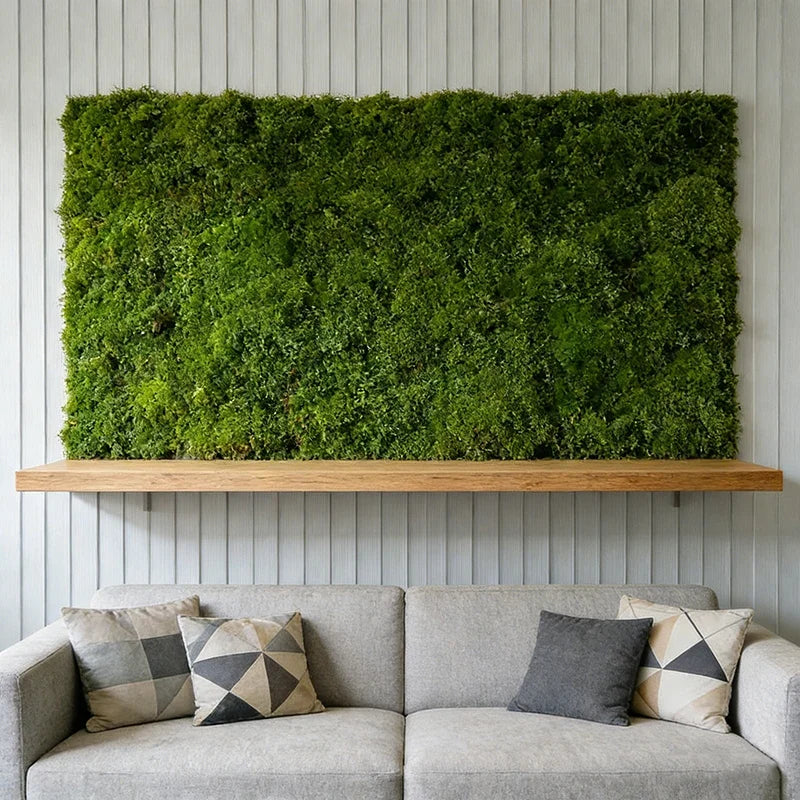 20' x 20' Faux Moss Mat - Artificial Green Moss Sheet for Planters, Crafts, DIY Decor & Fairy Gardens